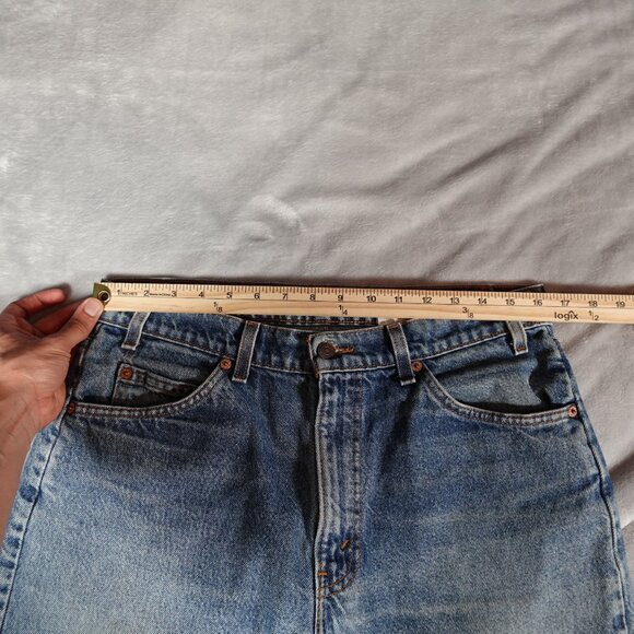 Vintage Levis Relaxed Fit Jeans Mens 34x30 (Fits 33x28) Altered Orange Tab 90s - Picture 8 of 12